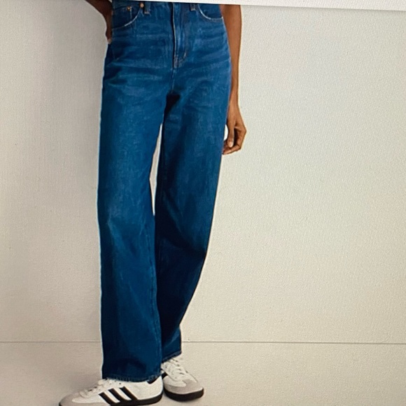 Brand New Madewell Baggy Straight Jeans - Picture 3 of 8